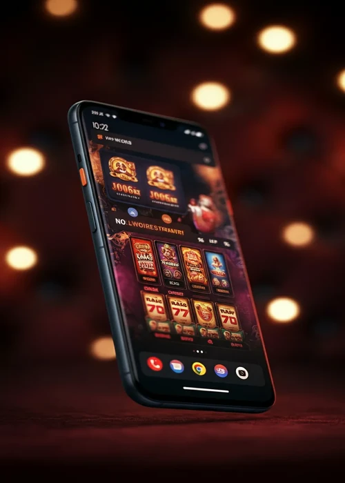 A vibrant Fastpay Casino lobby screen showcasing diverse slot titles, live dealer games, and highlighted quick payout options, emphasizing a seamless user experience.